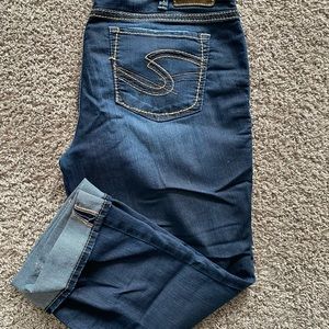 Women’s Silver Suki Capri Size 16